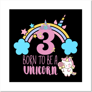 Born to be a Unicorn Posters and Art